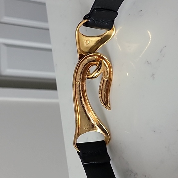 Chico's Black and Gold Belt - Picture 5 of 9